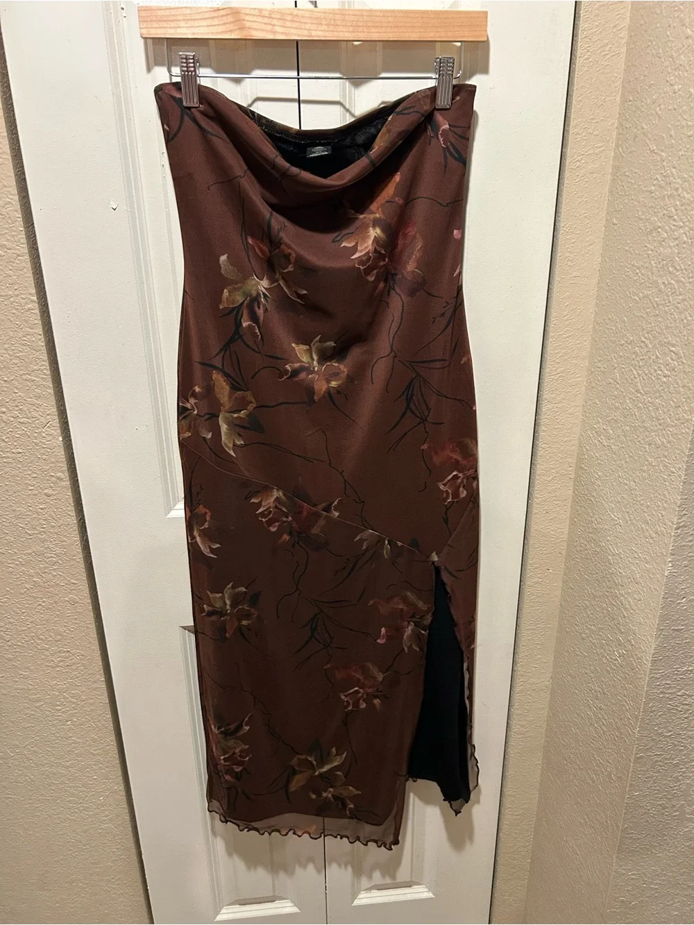 Urban Outfitters Samara Mesh Strapless Midi Dress Y2K Prom , size M